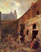 TERBORCH, Gerard The Family of the Stone Grinder sg France oil painting reproduction